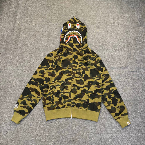 BAPE 1ST CAMO Shark Full-Zip Hoodie