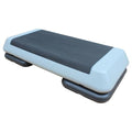 Adjustable Exercise Step Platform with 4 Stackable Risers S825337