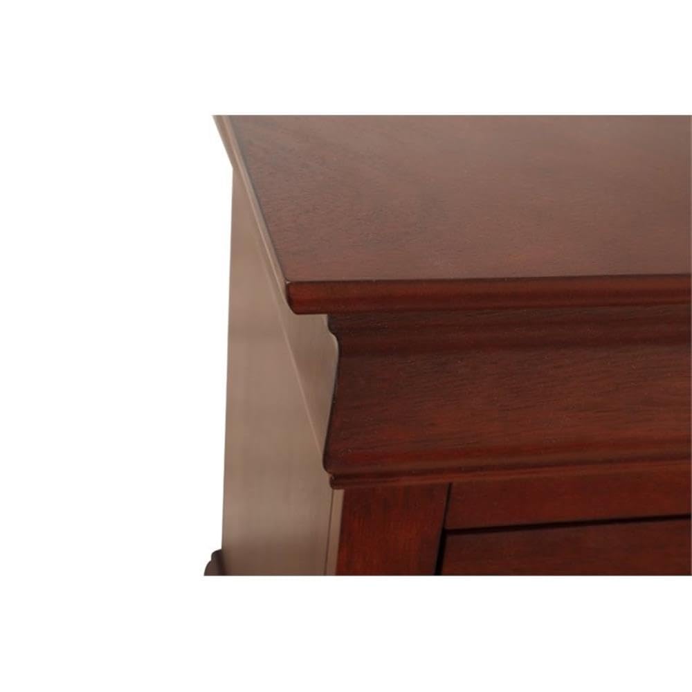 2 Drawer Wood Nightstand U7103