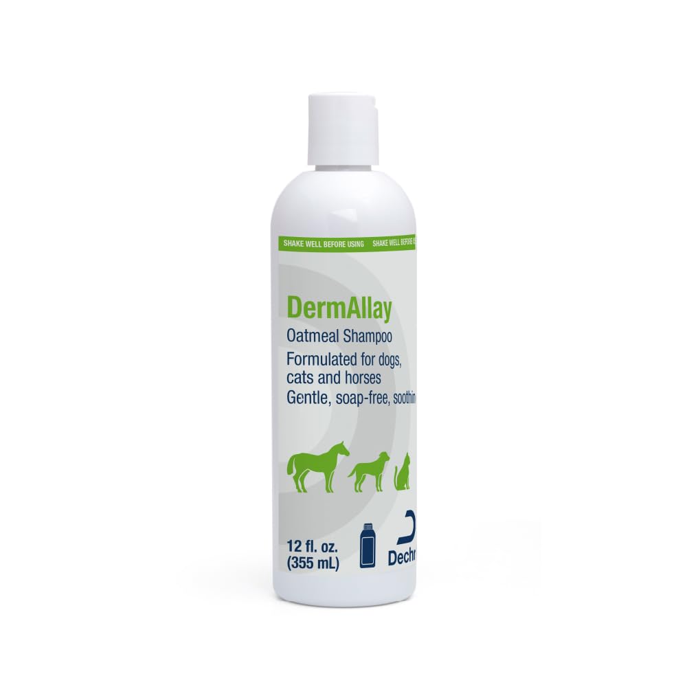 Oatmeal Shampoo for Dogs, Cats and Horses, 12 Fl Oz Y34892