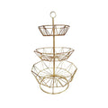 3 Tier Metal Wire Fruit Basket Stand T79101
