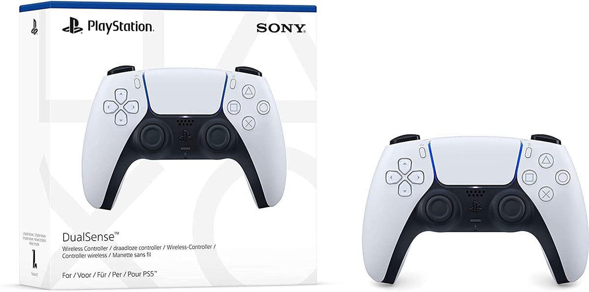 PS5 Disc Edition Gaming Console System Bundle with Extra Dualsense Controller and Media Remote D976644