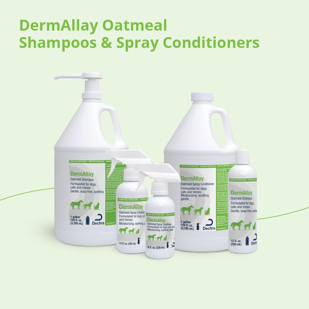 Oatmeal Shampoo for Dogs, Cats and Horses, 12 Fl Oz Y34892