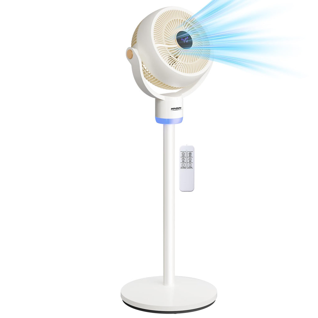 White Oscillating Pedestal Fan U58959