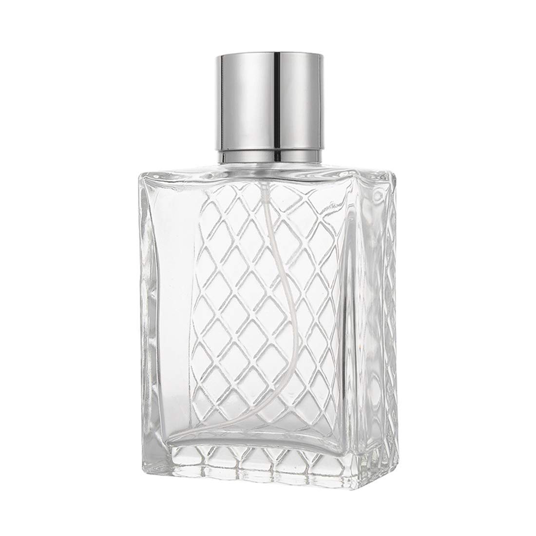 100ml 3.4 oz Refillable Fine Mist Spray Perfume Bottles Clear Glass L985509