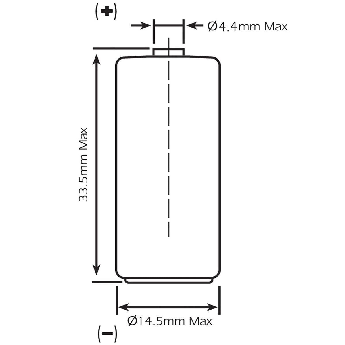 3.6V Lithium Battery with Tabs M30728