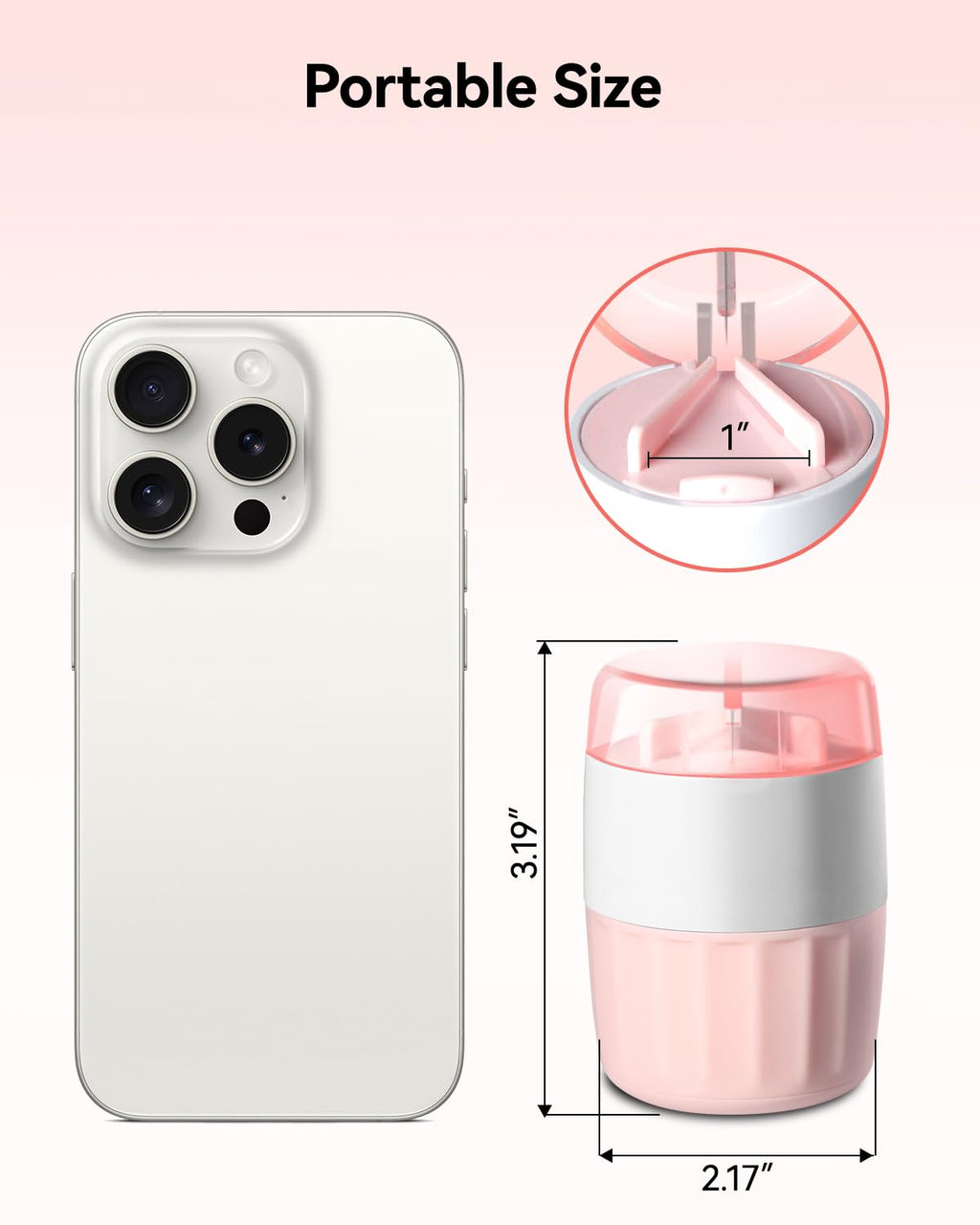 Pink 3-in-1 Pill Crusher Z32245