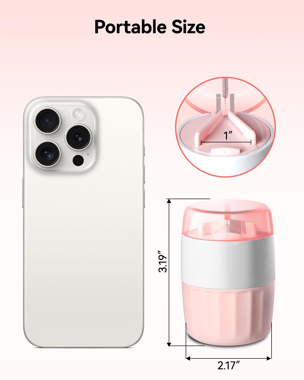 Pink 3-in-1 Pill Crusher Z32245