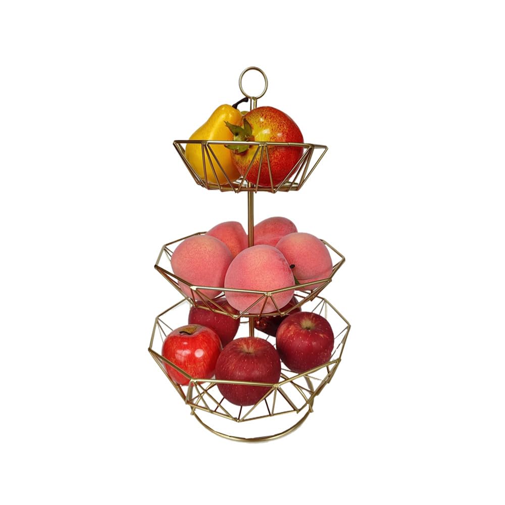 3 Tier Metal Wire Fruit Basket Stand T79101