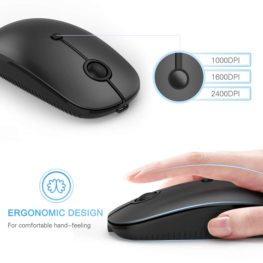 Type C Wireless Mouse, Black R48875