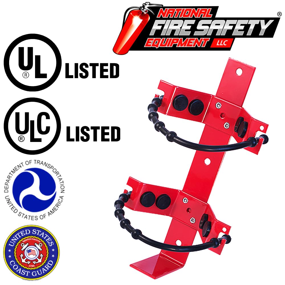 2.5 Lb, 5 Lb Car Fire Extinguisher Bracket With Cords N90793