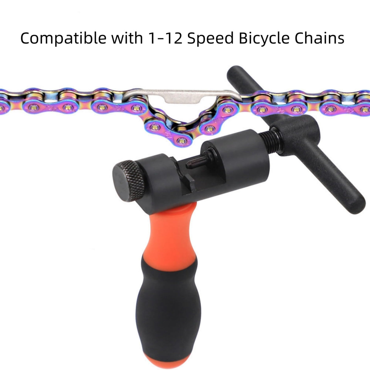 Bike Chain Tool, 1-13 Speed Chain Breaker with Spare Pins K5047