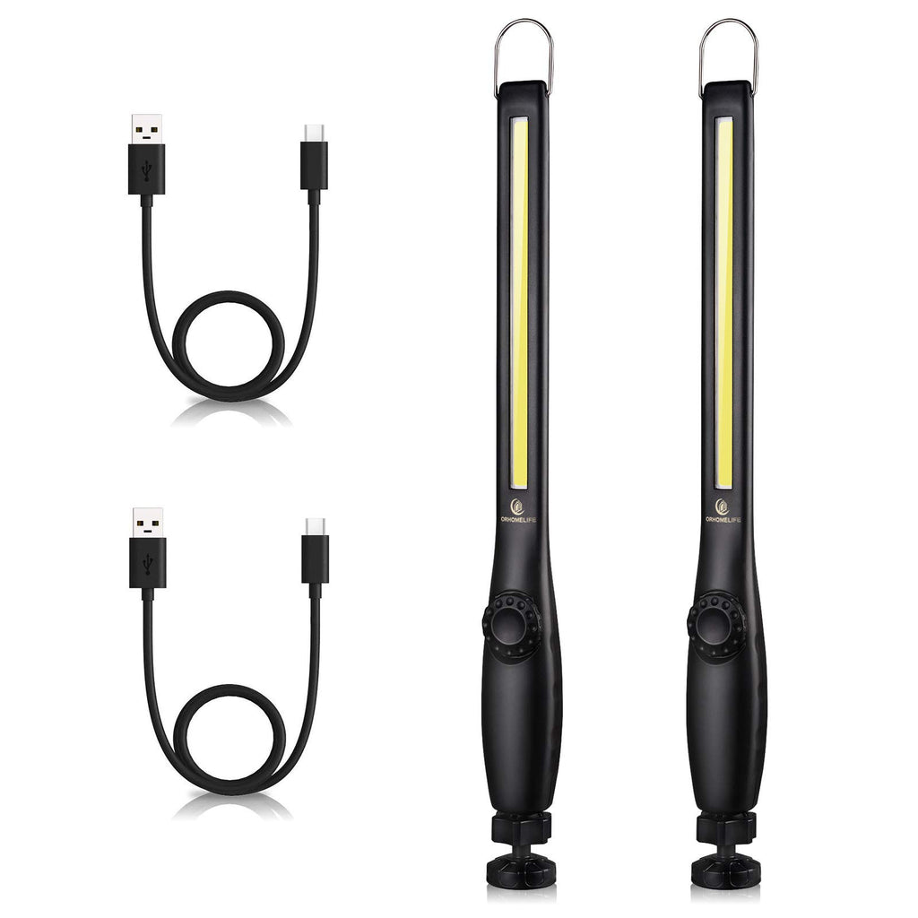 800 lumens 3300mAh Rechargeable Magnetic LED Work Light 2 Pack W7568