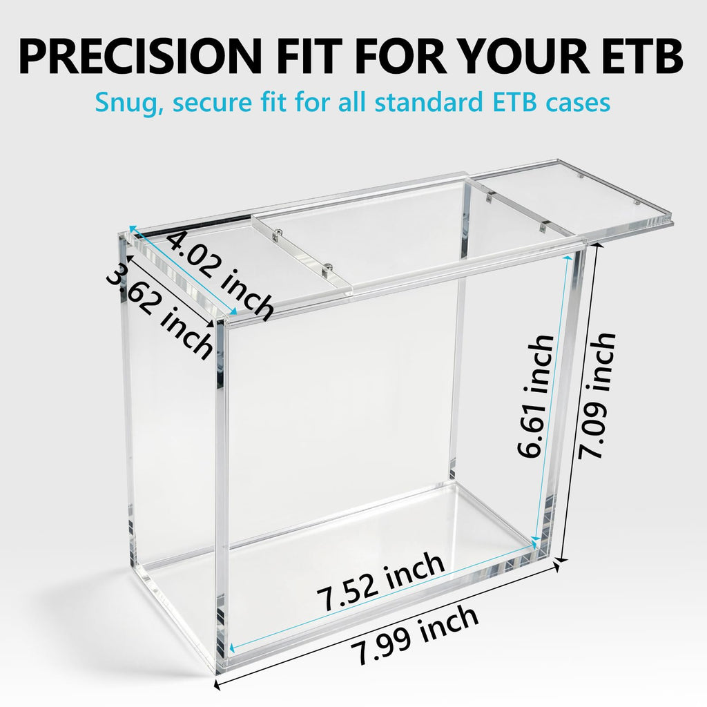 Acrylic Case, 1 Pack, Smooth Sliding Lid L464377