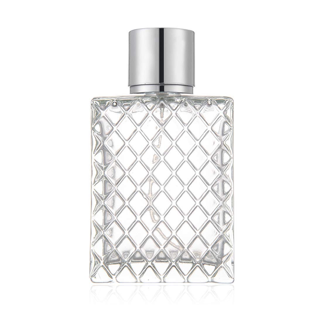 100ml 3.4 oz Refillable Fine Mist Spray Perfume Bottles Clear Glass L985509