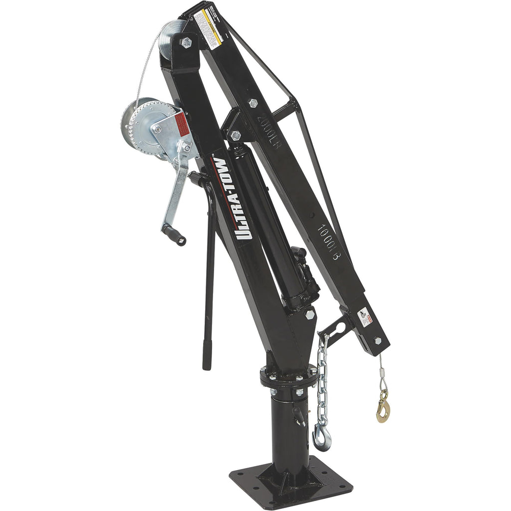 Hydraulic Pickup Truck Crane with Hand Winch 2000-Lb. Capacity U45220