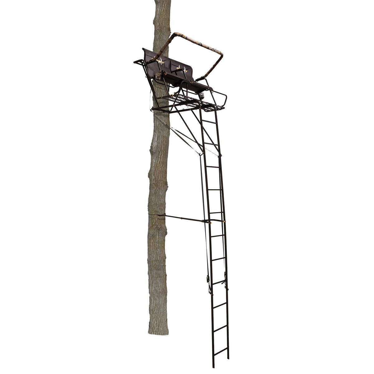 Hunting Deer Ladder Stand 20 ft with Blind Kit D4055