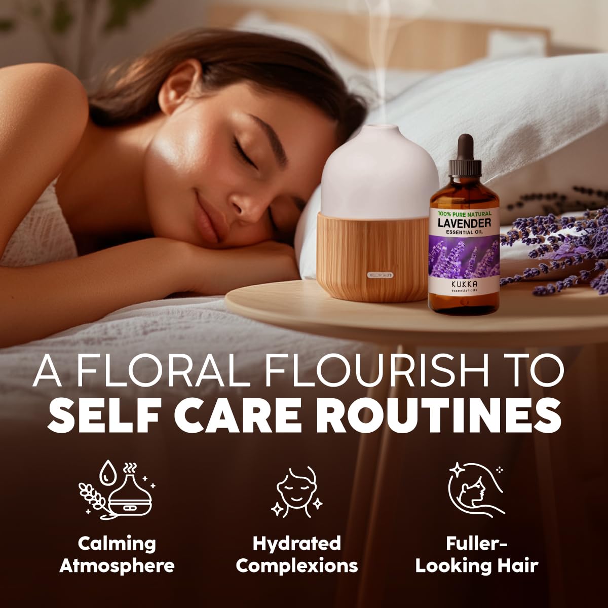 Lavender & Rosemary Essential Oil Set 2x4 fl oz Z17460