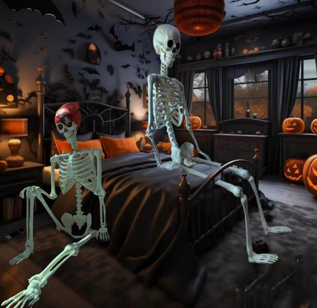 Life Size Posable Skeleton Decoration O9264