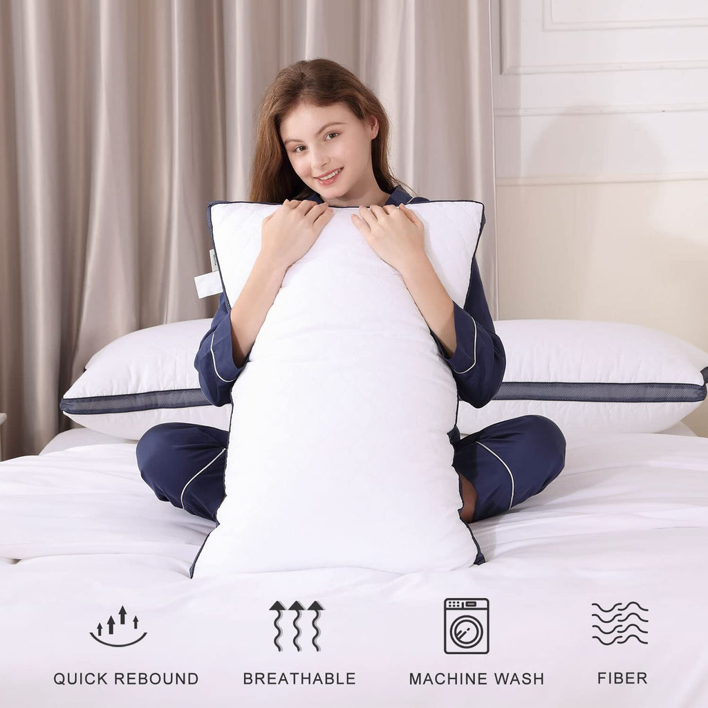 Queen Size Bed Pillows Set of 2 U55906