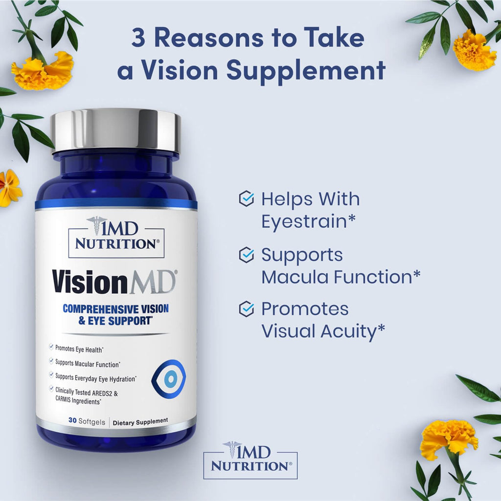 Eye Vitamin Supplement with Lutein & Zeaxanthin 30 Softgels J882