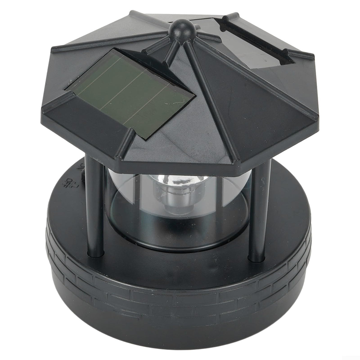 Solar Powered Lighthouse IP65 360 Degree Rotating Lamp C858
