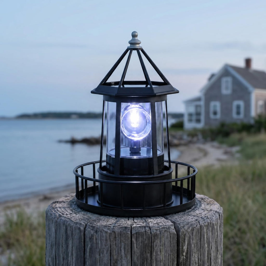 Solar Lighthouse Lamp W28076