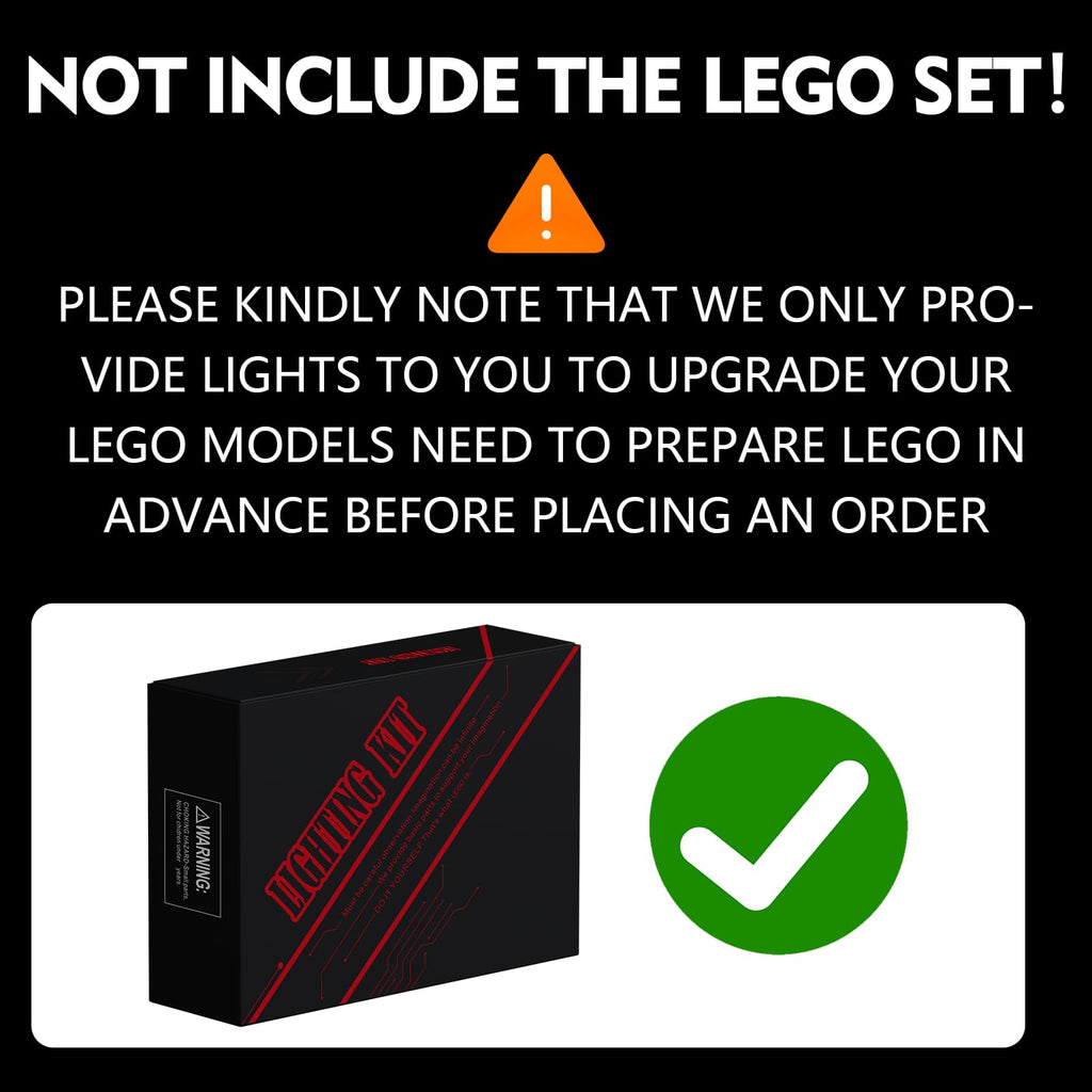 LED Lighting Kit for Model, NOT Included The Model Set A4654