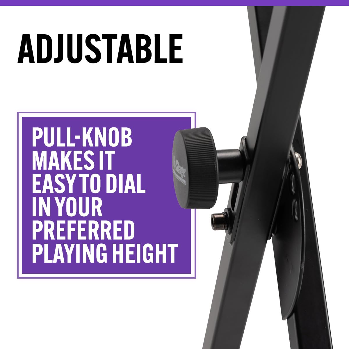 Double-X Keyboard Stand with Lok-Tight Construction X405387
