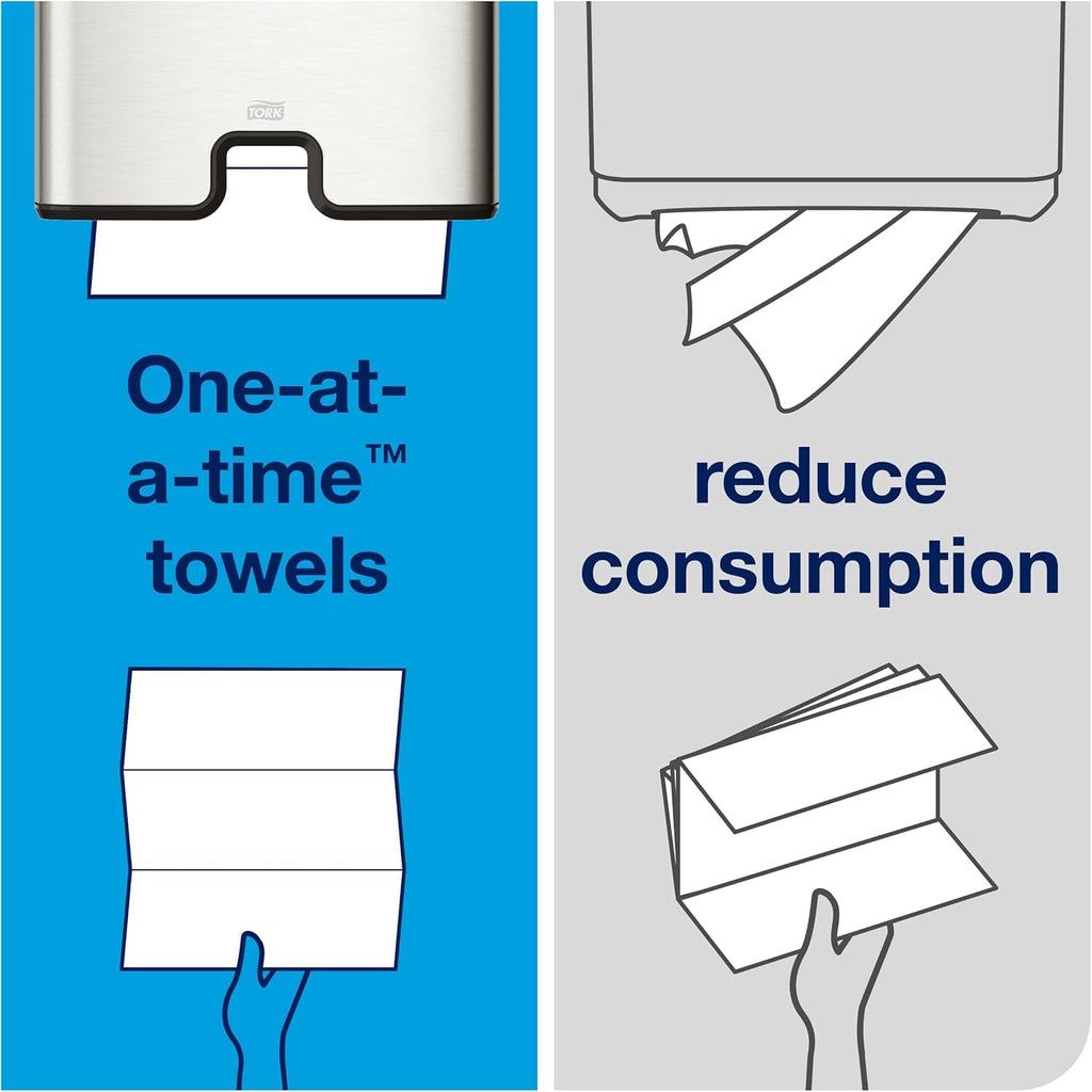 Black Multifold Hand Towel Dispenser with Multifold Hand Towel D65662