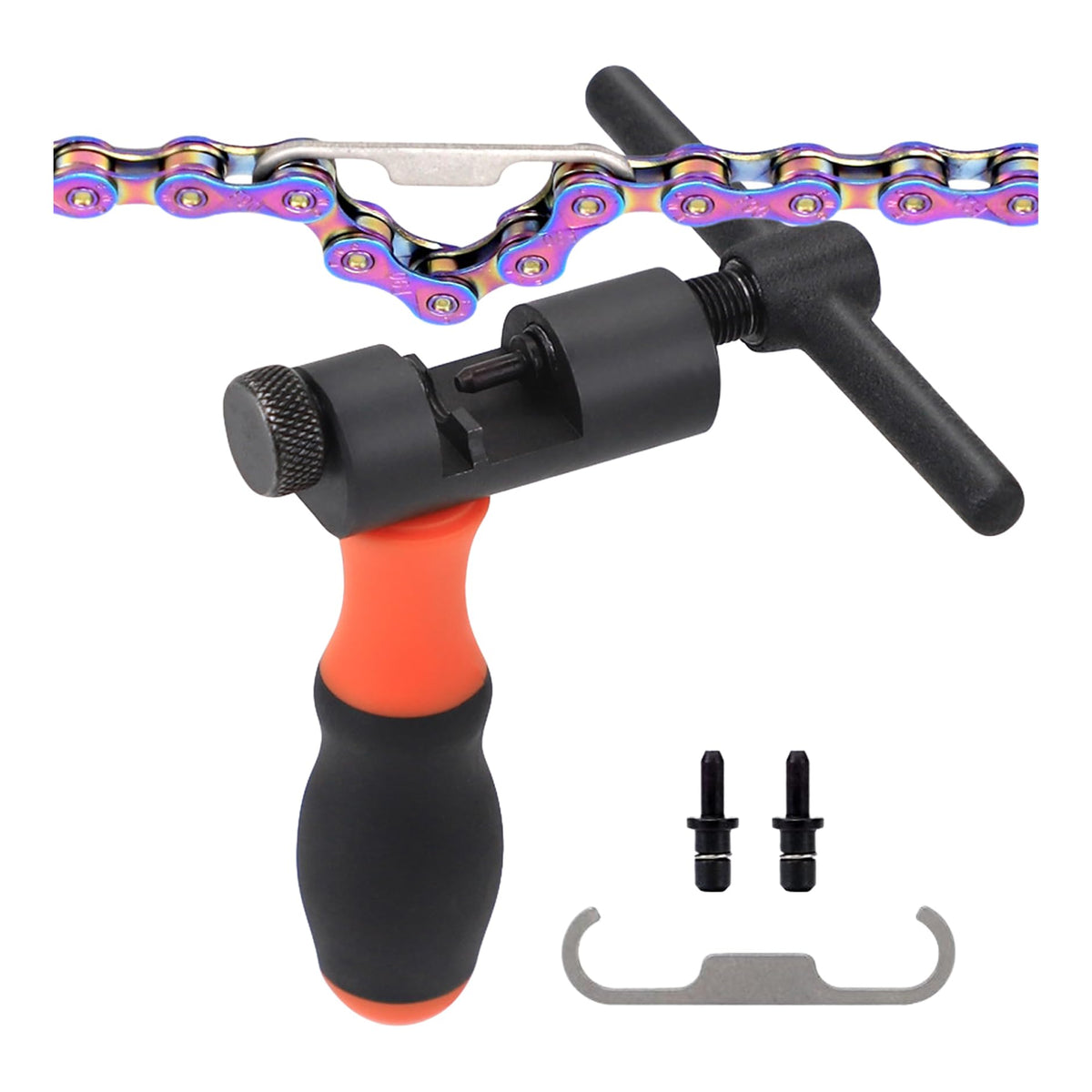 Bike Chain Tool, 1-13 Speed Chain Breaker with Spare Pins K5047
