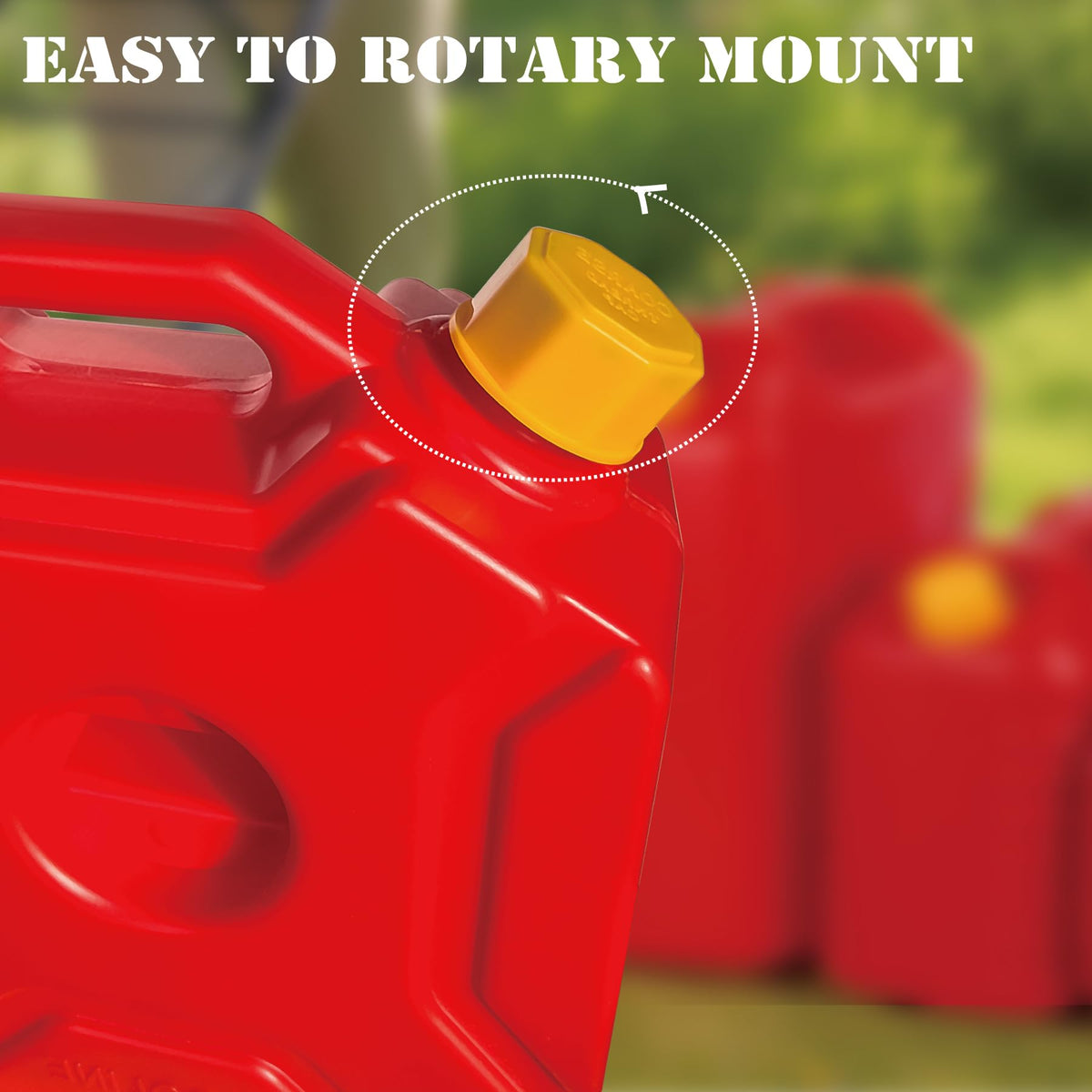 2PCS 5 Gallon Replacement Gas Can Caps Coarse Thread HDPE B43027