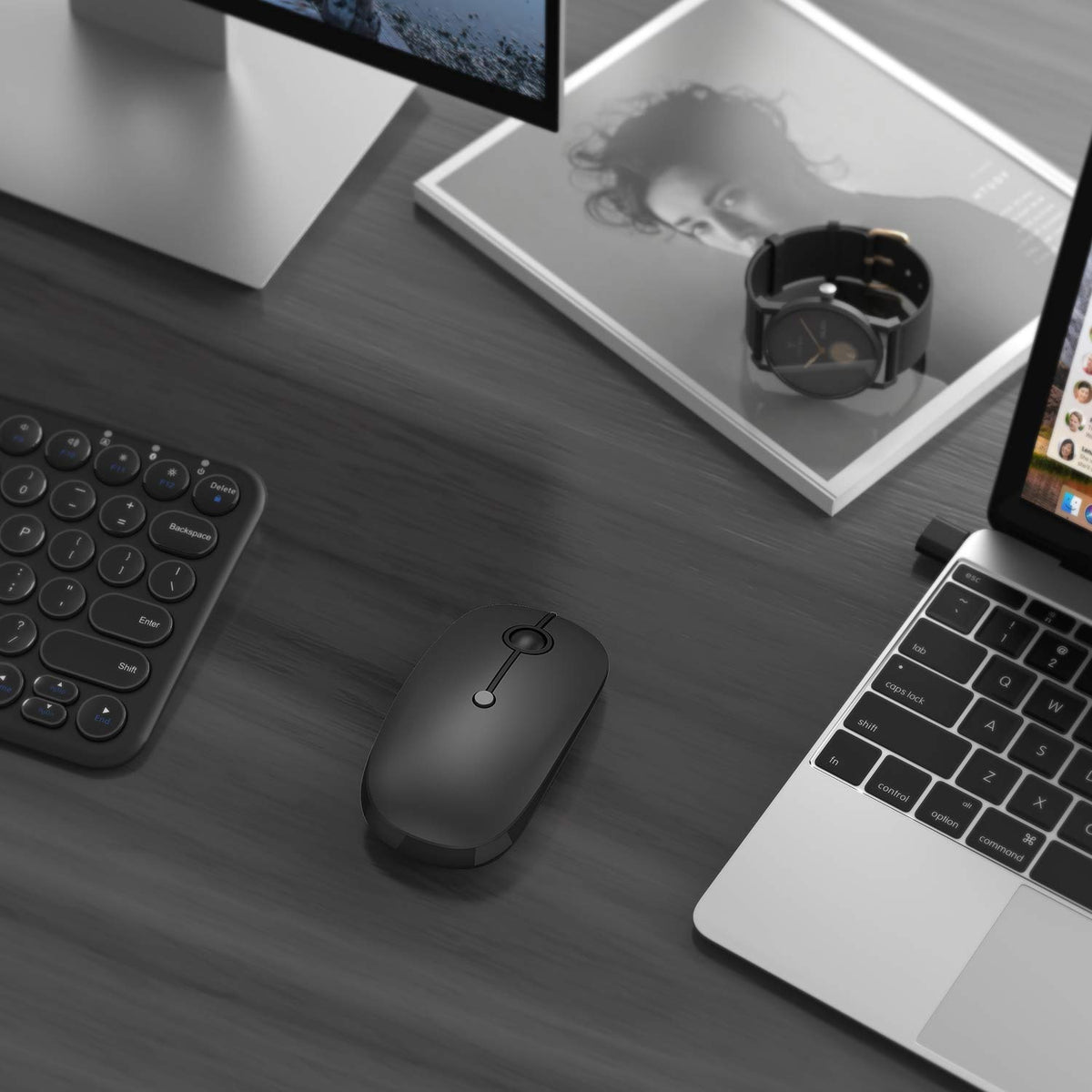 Type C Wireless Mouse, Black R48875