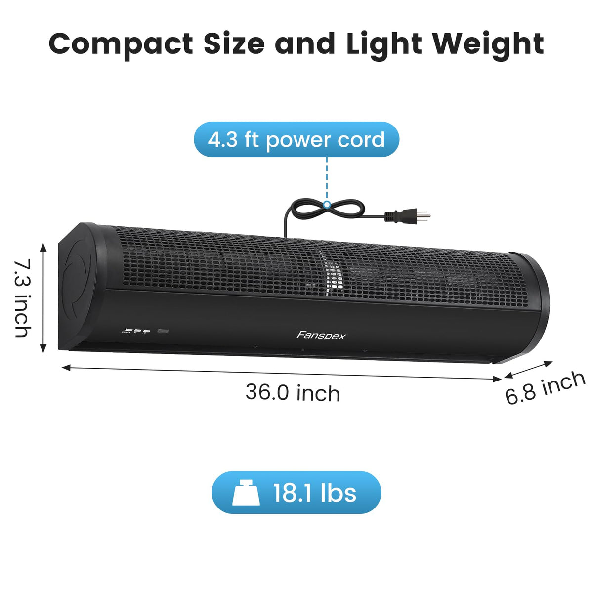 36" Wall Mounted Air Curtain I106898