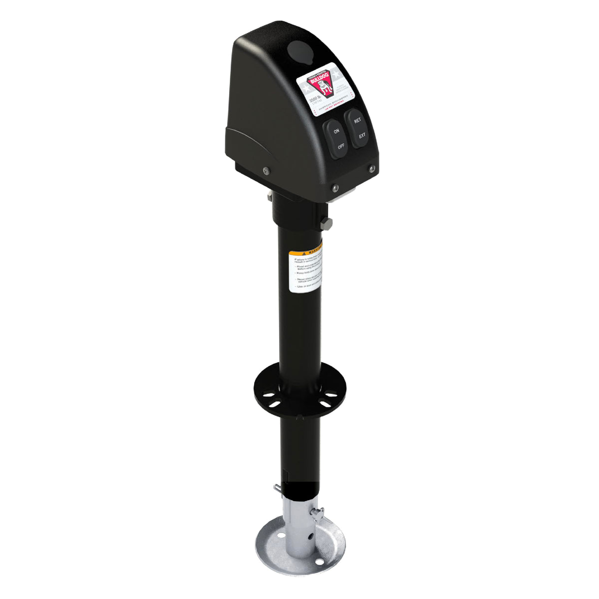 Powered Trailer Jack, A-Frame, 3,500 lbs. Lift Capacity, Bolt-On, 14 Inch Travel C9877