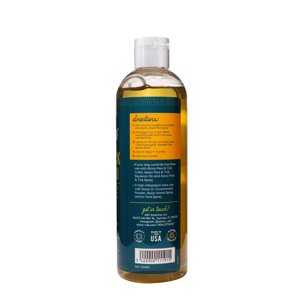 Plant Based Flea and Tick Repellent Dog Shampoo 12 Fl. Oz. H206