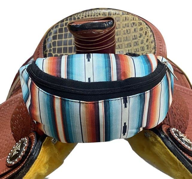 Southwest Print Insulated Nylon Saddle Pouch R750