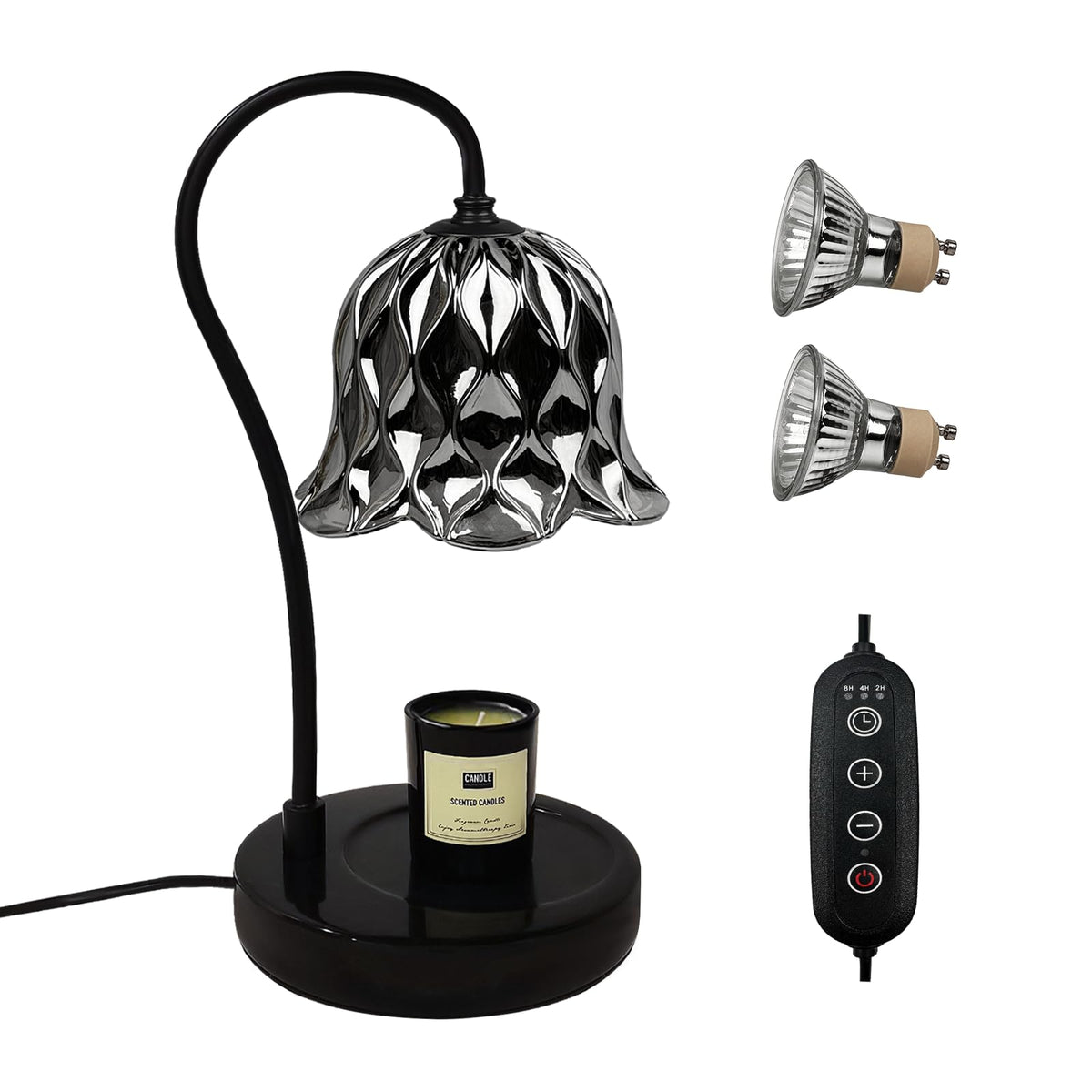Candle Warmer Lamp with Timer Dimmer Marble Base H98542