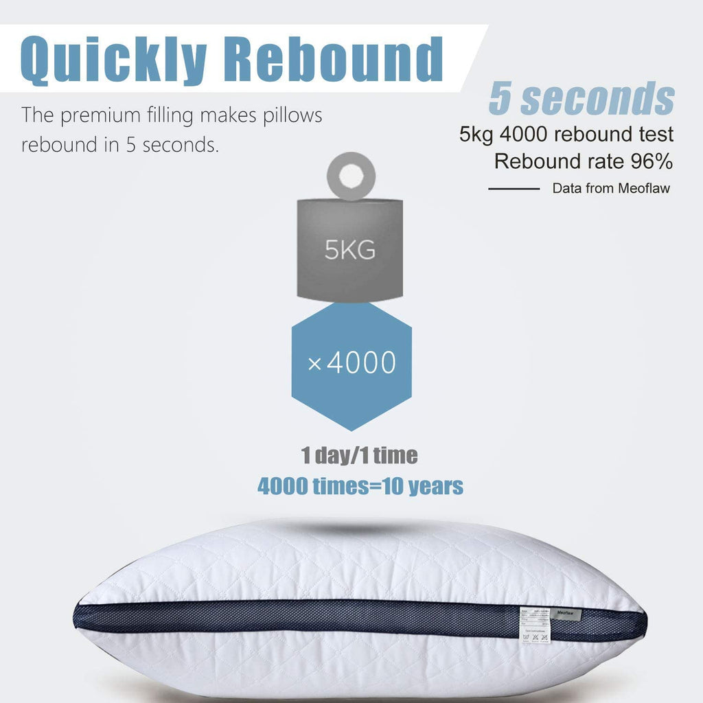 Queen Size Bed Pillows Set of 2 U55906
