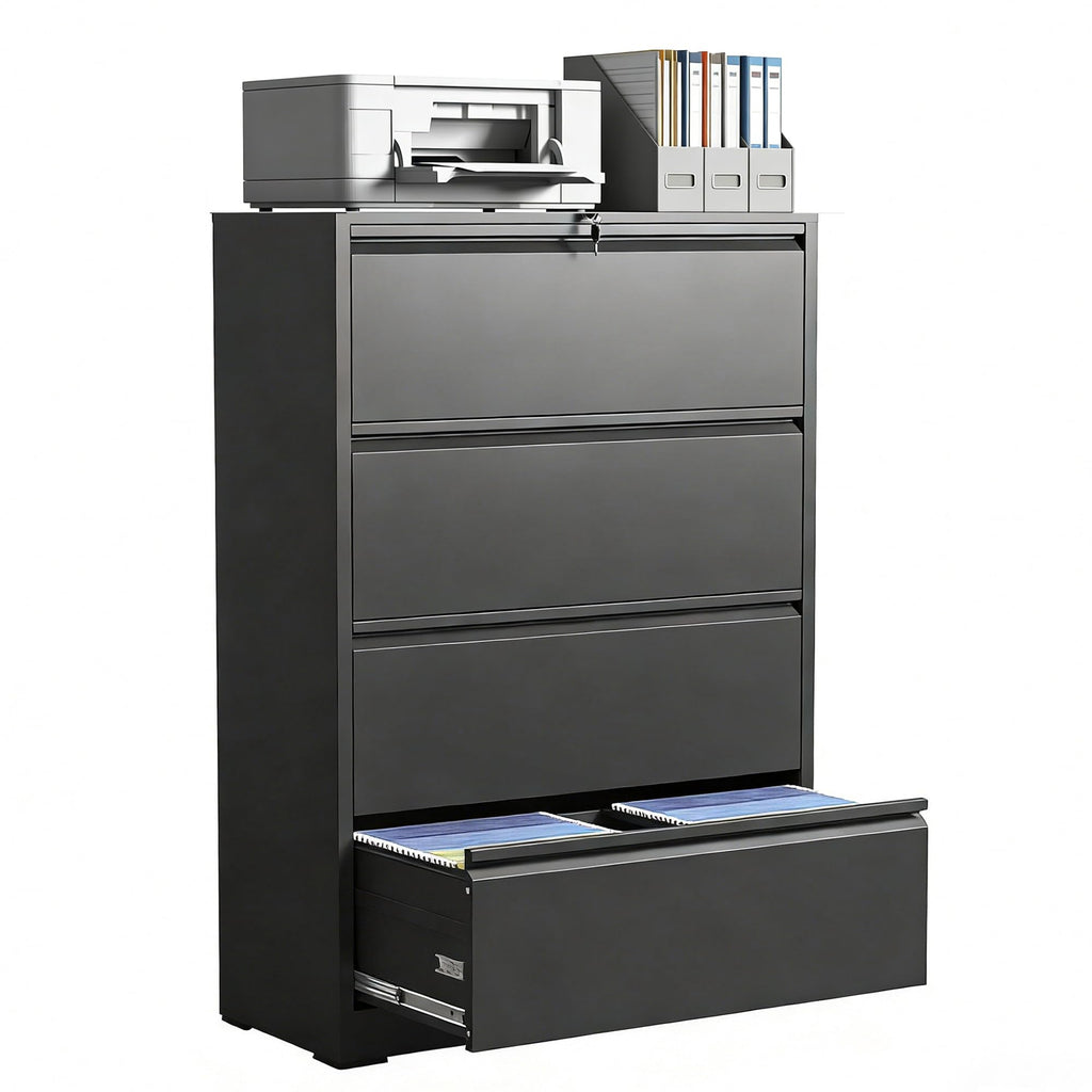 4 Drawer Steel File Cabinet with Lock B2872