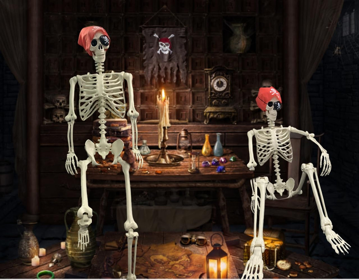 Life Size Posable Skeleton Decoration O9264