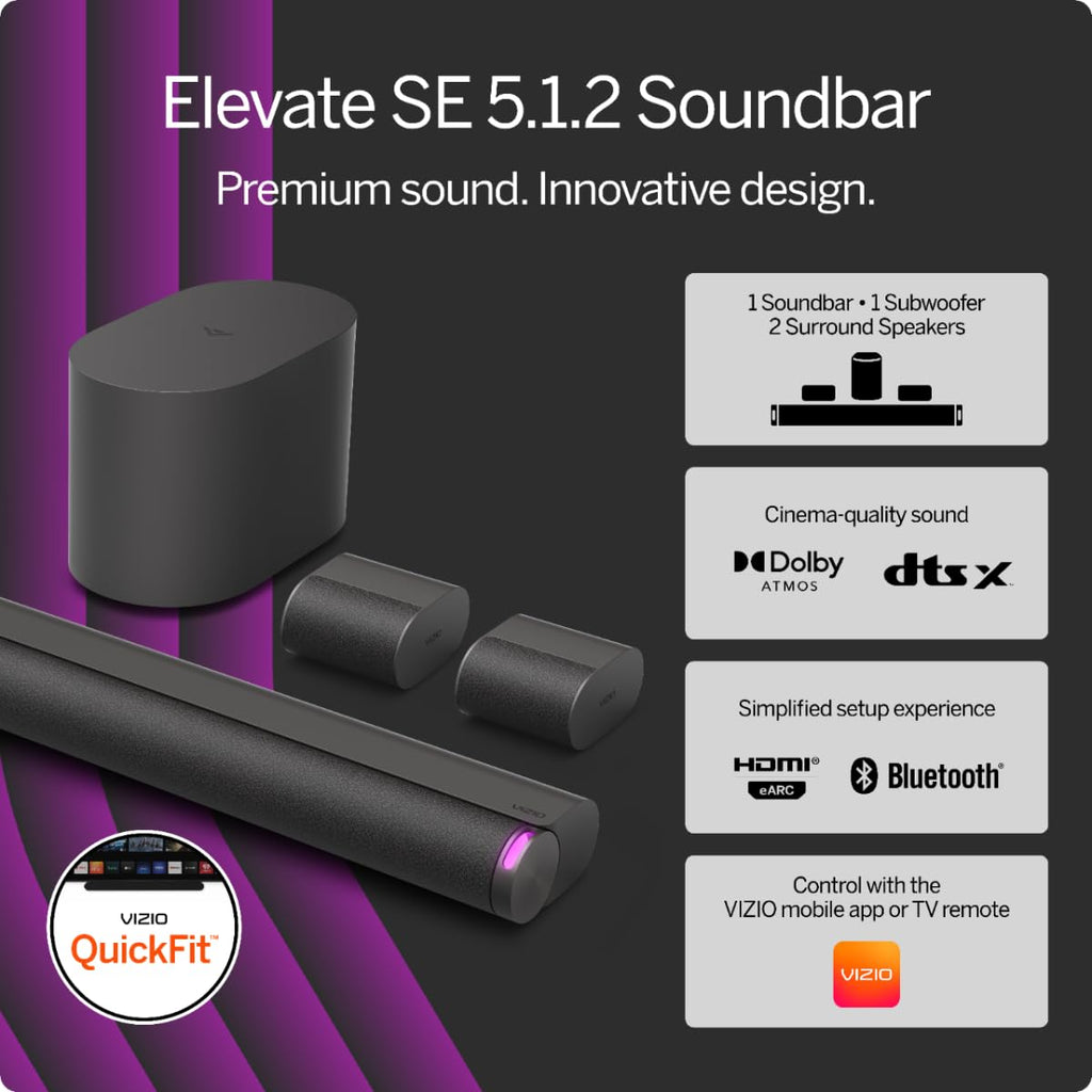 5.1.2 Soundbar with Wireless Subwoofer and Dolby Atmos C982694