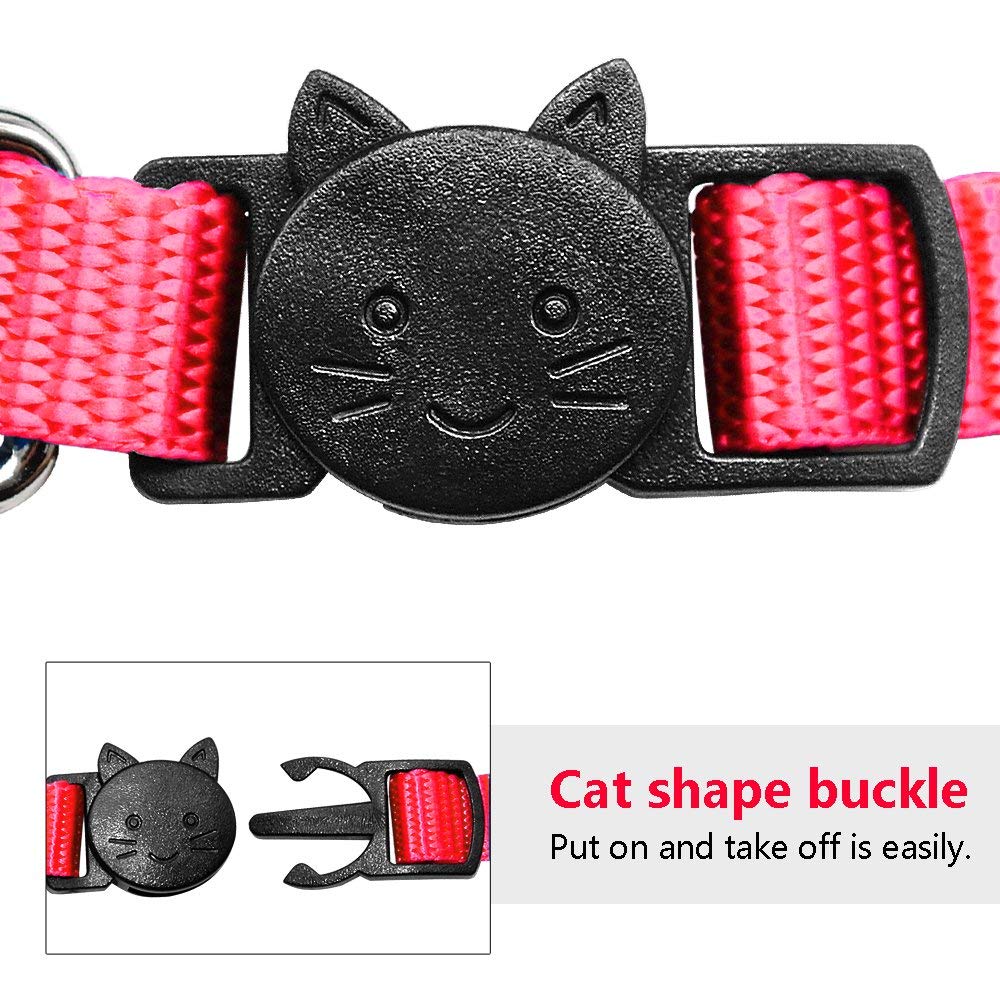 Nylon Cat Collar with Bell F69825