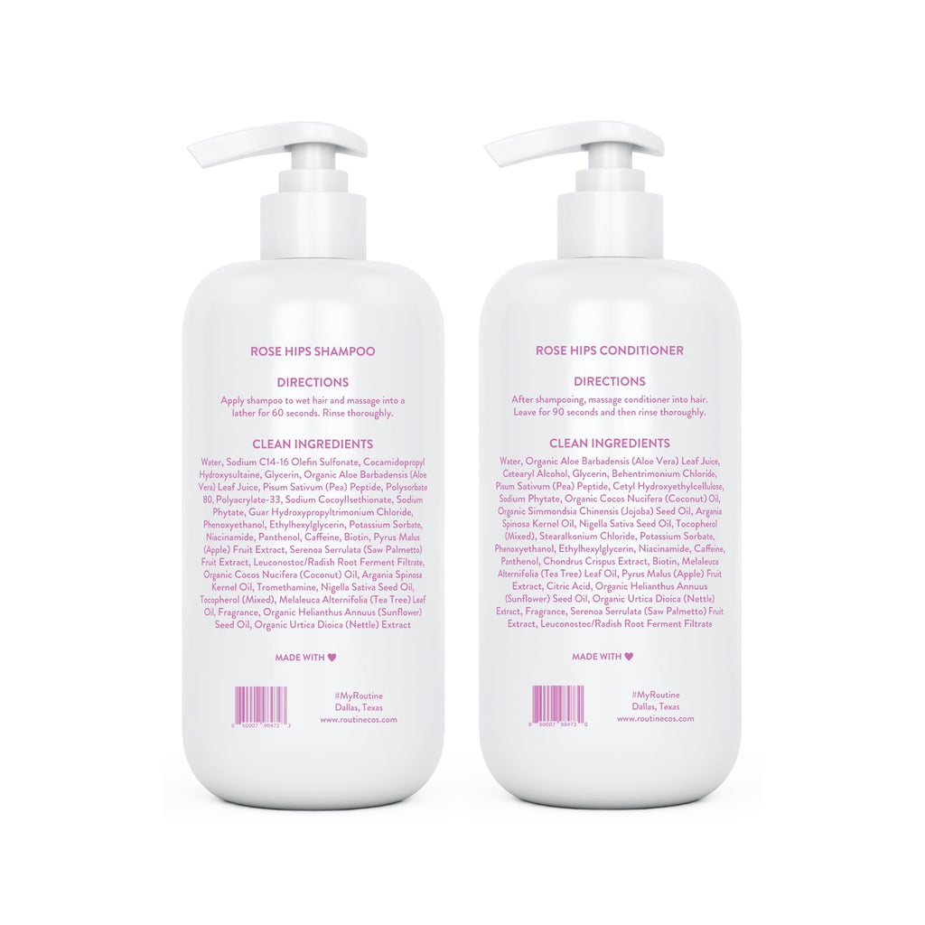 Rose Hips Shampoo and Conditioner Set G780