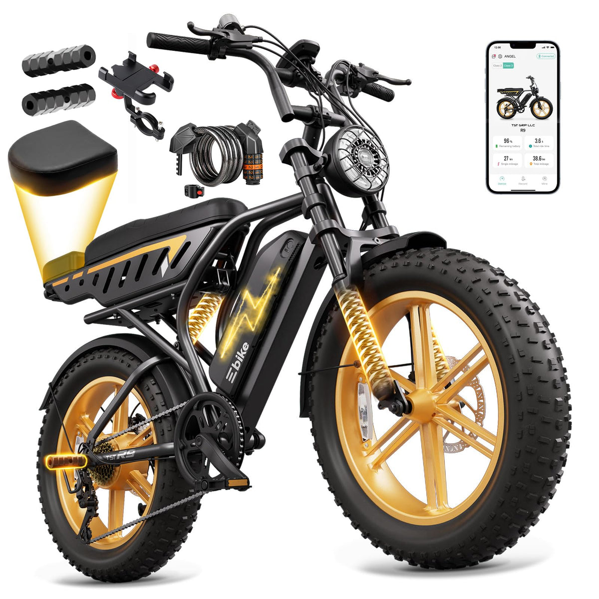 Electric Bike for Adults 48V 15/30 Ah Battery G68064