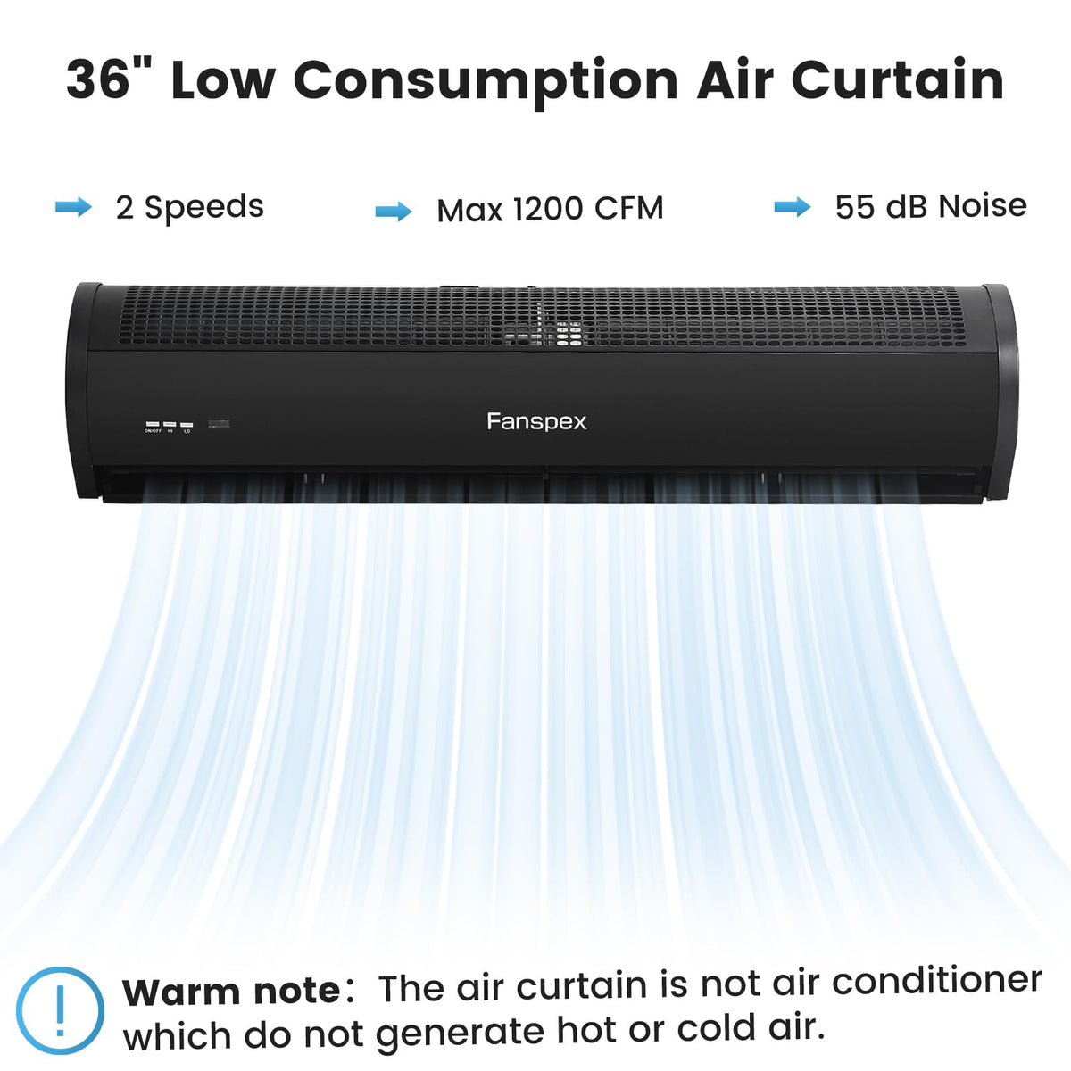 36" Wall Mounted Air Curtain I106898