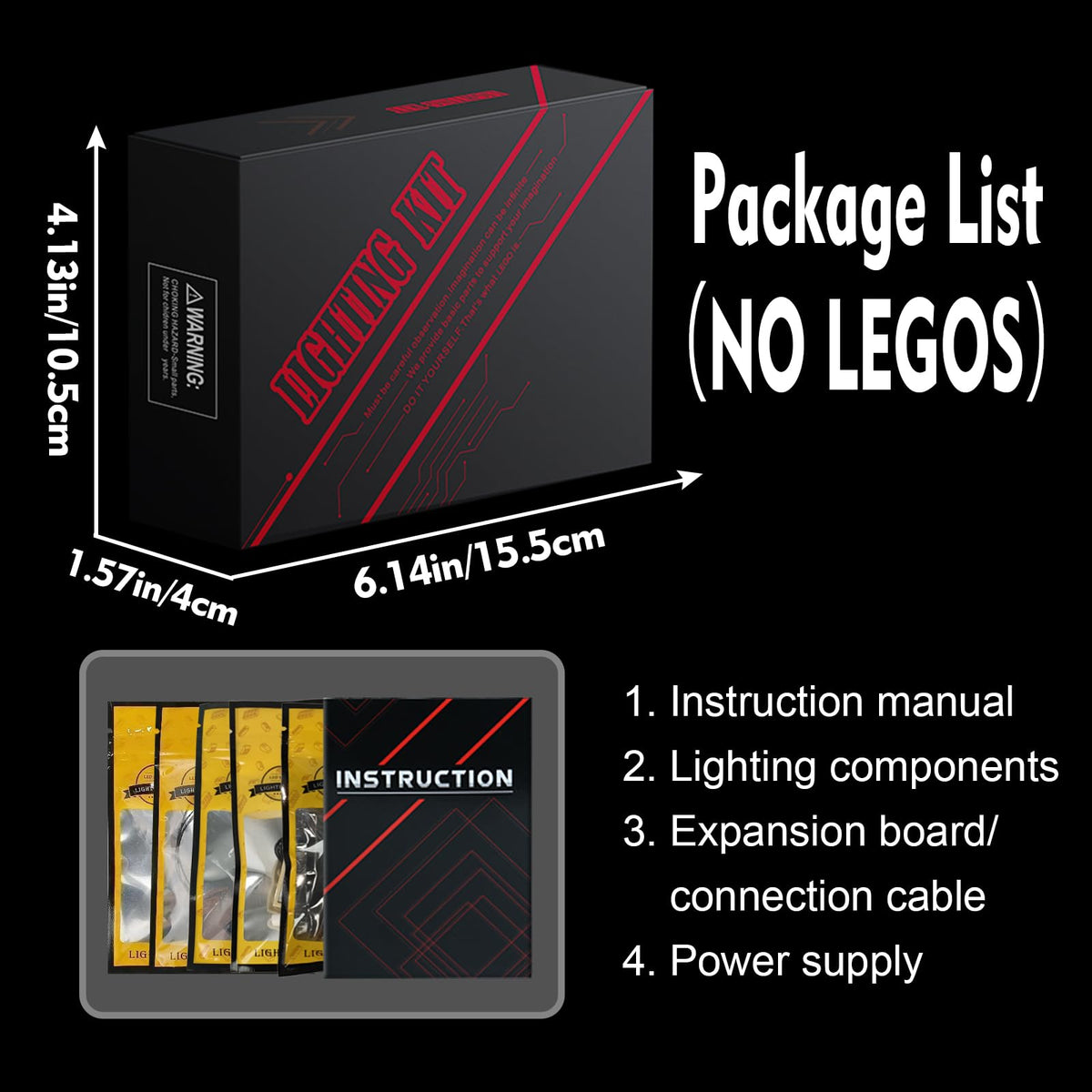 LED Lighting Kit for Model, NOT Included The Model Set A4654