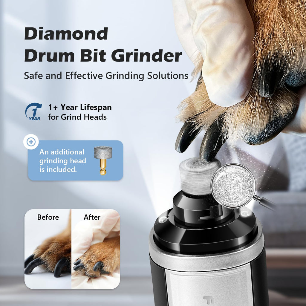 Electric Dog Nail Grinder with LED Light E112