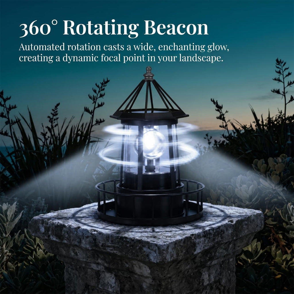 Solar Lighthouse Lamp W28076