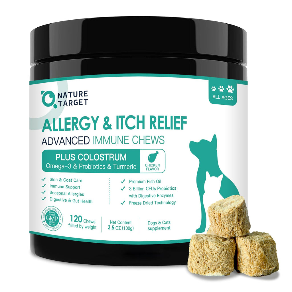 Dog Allergy Chews Real Chicken Freeze-Dried M7753